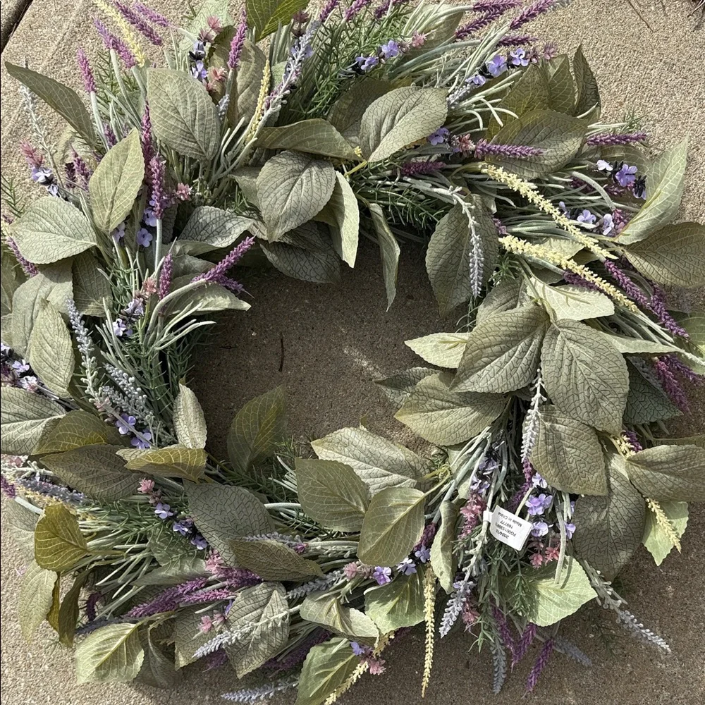 Frontgate Lavender Wreath - NWT